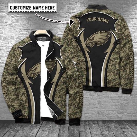 Philadelphia Eagles Personalized Bomber Jacket BG642