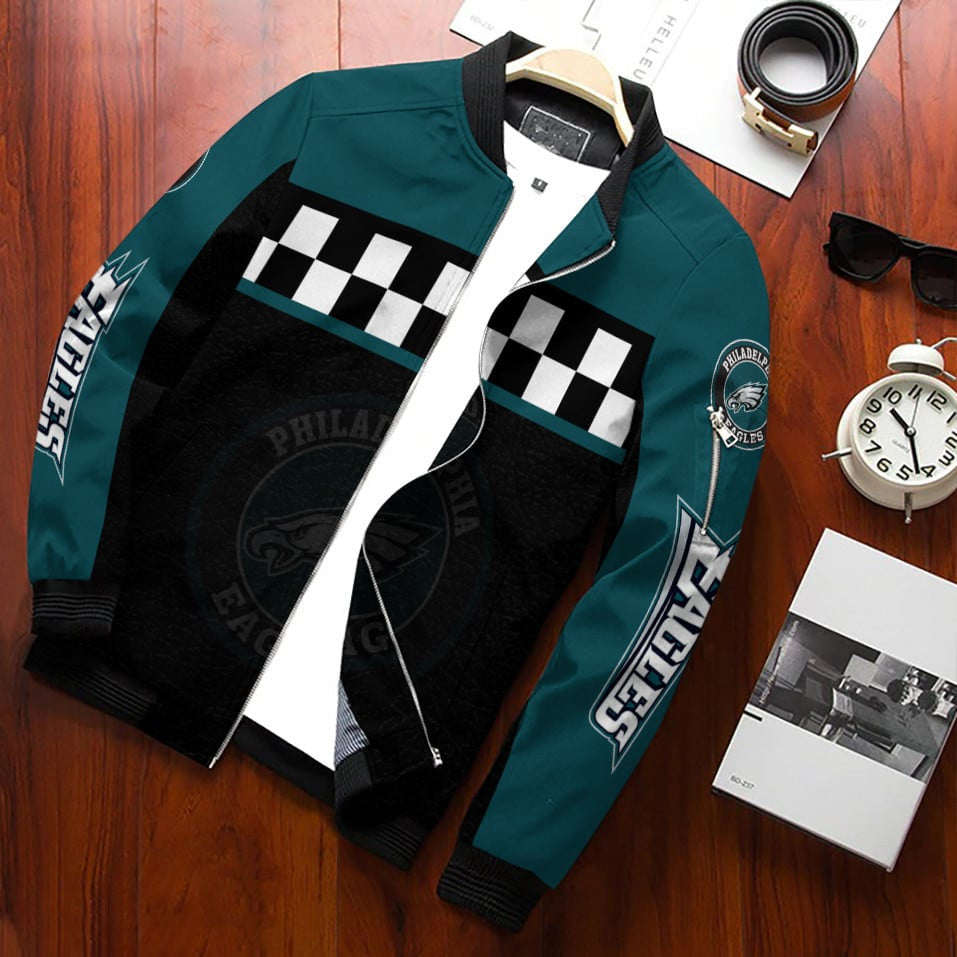 Philadelphia Eagles Personalized Bomber Jacket BG678
