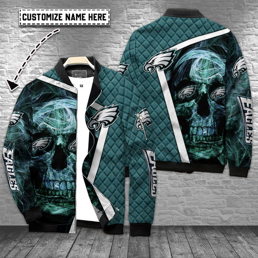 Philadelphia Eagles Personalized Bomber Jacket BG697