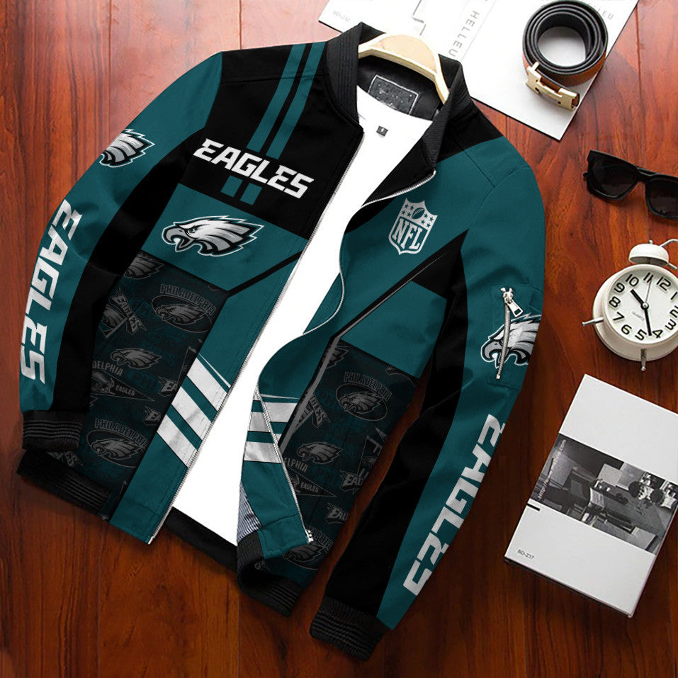 Philadelphia Eagles Personalized Bomber Jacket BG732