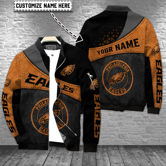 Philadelphia Eagles Personalized Bomber Jacket BG743