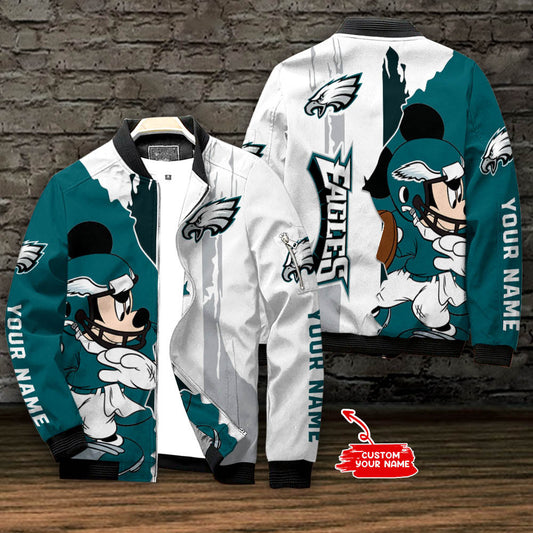 Philadelphia Eagles Personalized Bomber Jacket BG759