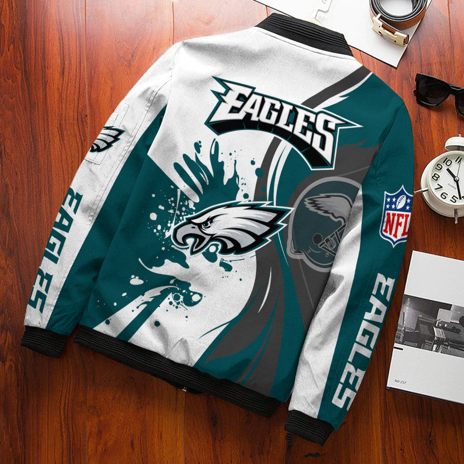 Philadelphia Eagles Personalized Bomber Jacket BG809