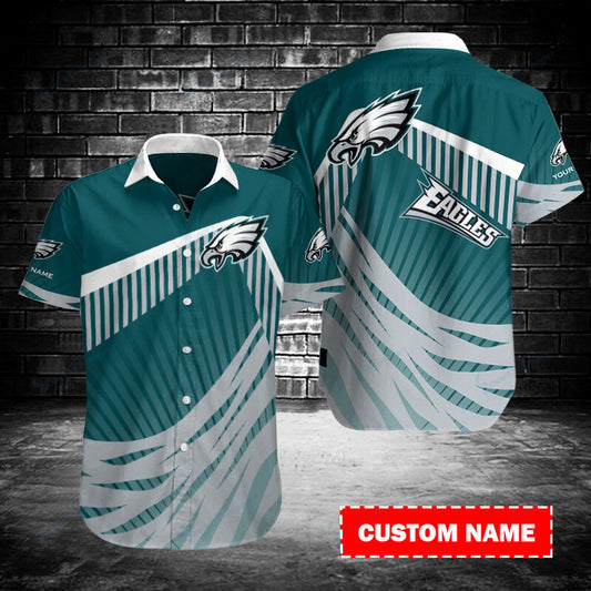 Philadelphia Eagles Personalized Button Shirt BB178