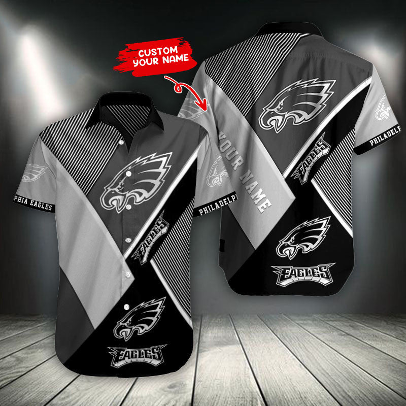 Philadelphia Eagles Personalized Button Shirt BB377