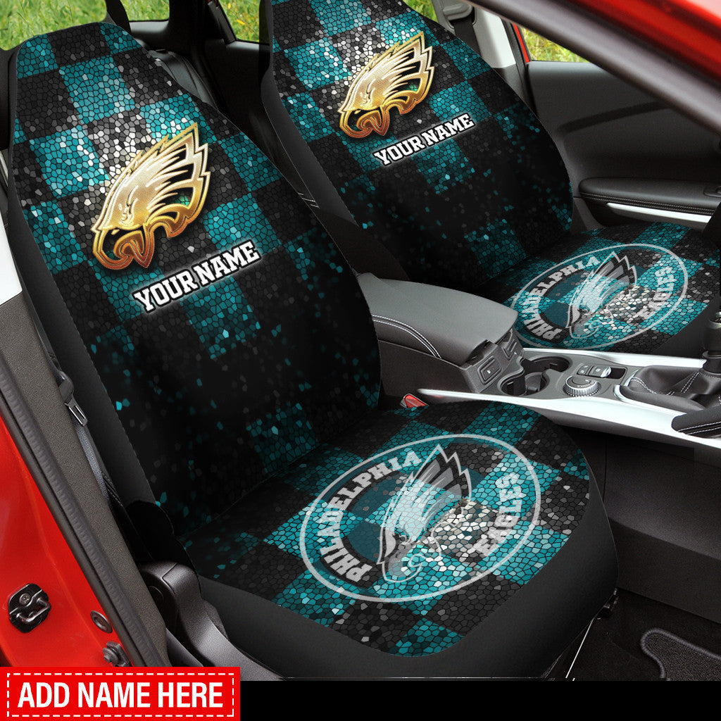 Philadelphia Eagles Personalized Car Seat Covers BG277