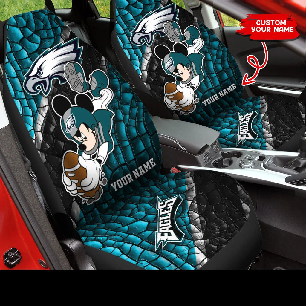 Philadelphia Eagles Personalized Car Seat Covers BG435