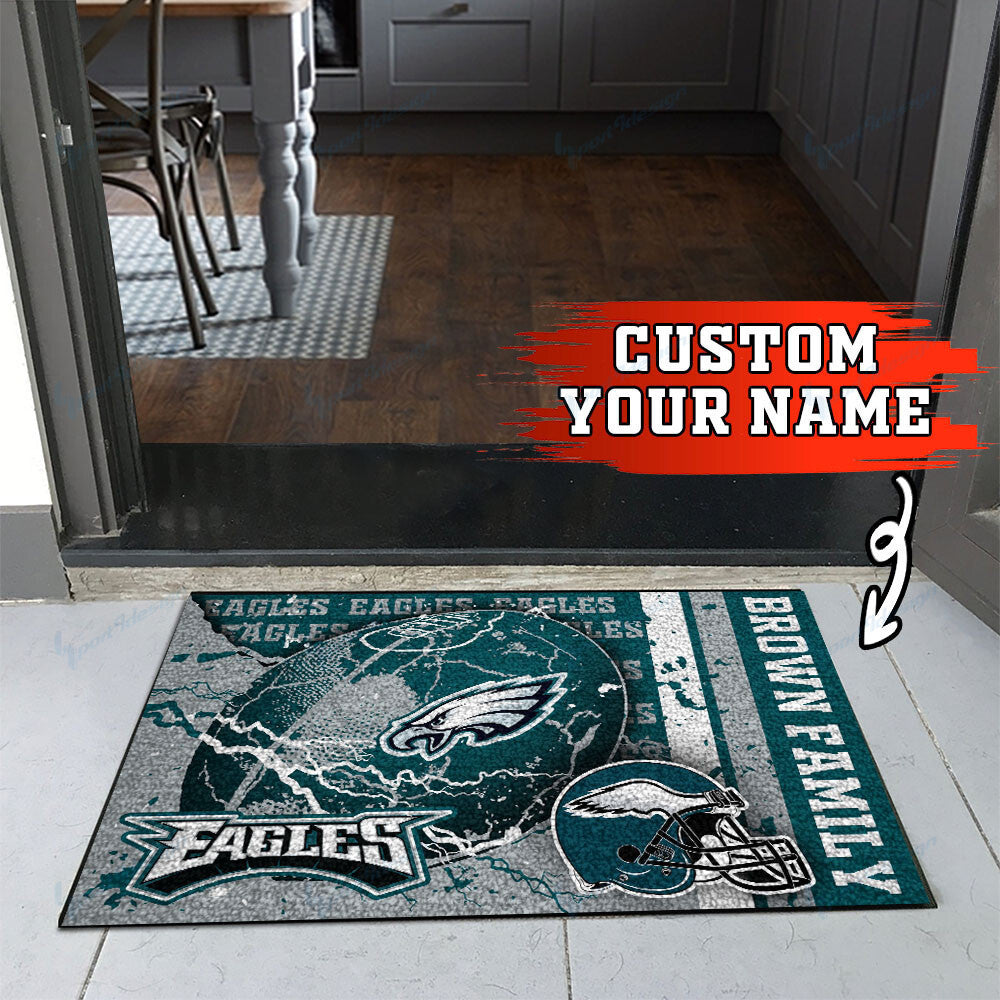 Philadelphia Eagles Personalized Doormat BG25