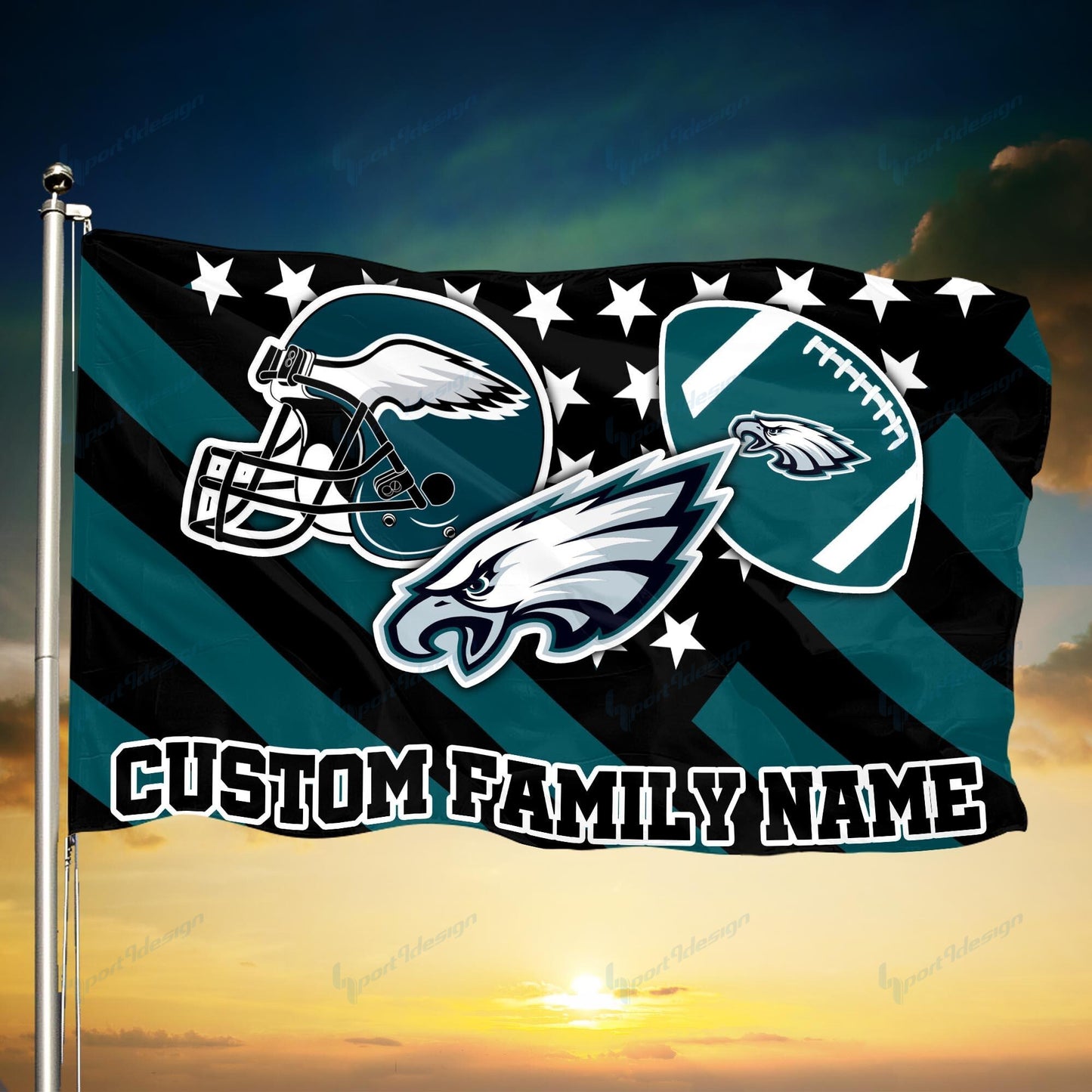 Philadelphia Eagles Personalized Flag 89