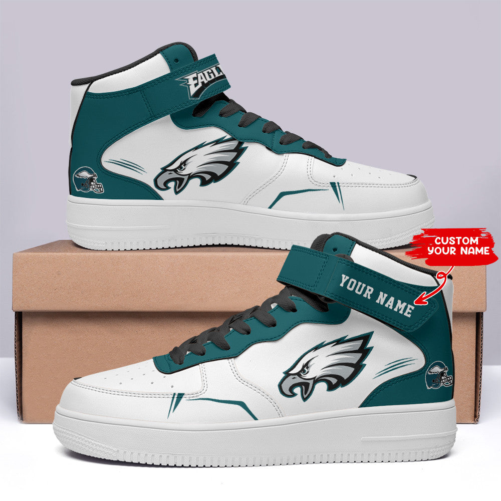 Philadelphia Eagles Personalized High AF1 Sneakers BG11