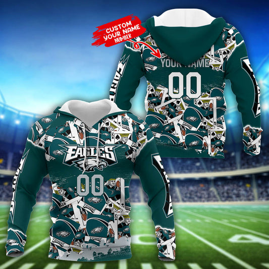 Philadelphia Eagles Personalized Hoodie BB379