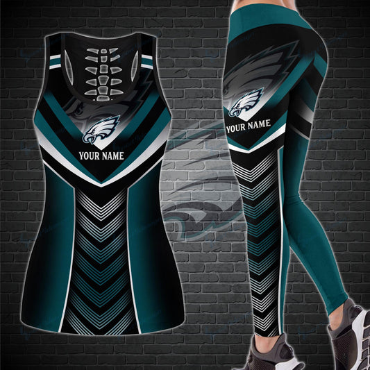 Philadelphia Eagles Personalized Leggings And Tank Top BG25