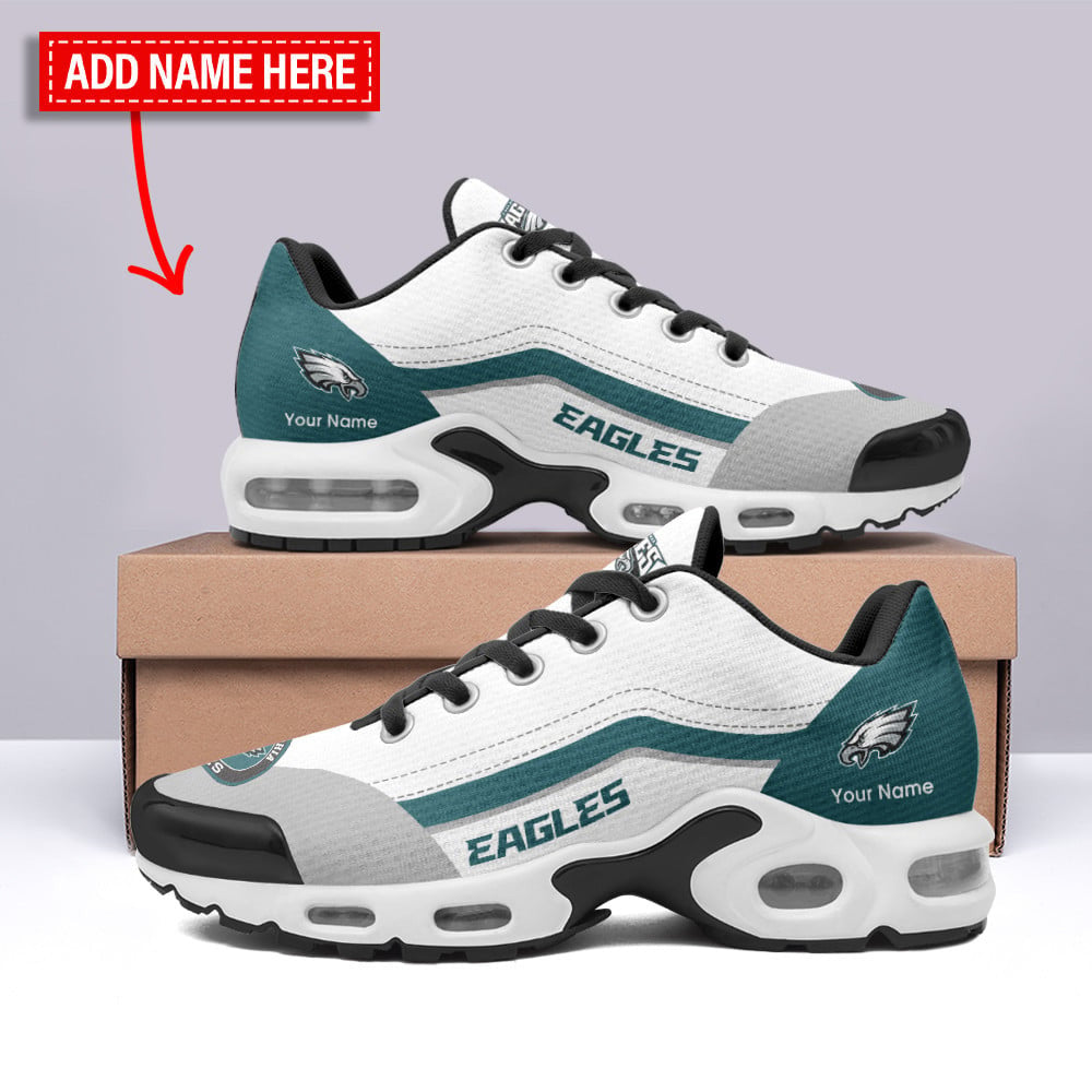 Philadelphia Eagles Personalized Plus T-N Youth Sneakers BG124