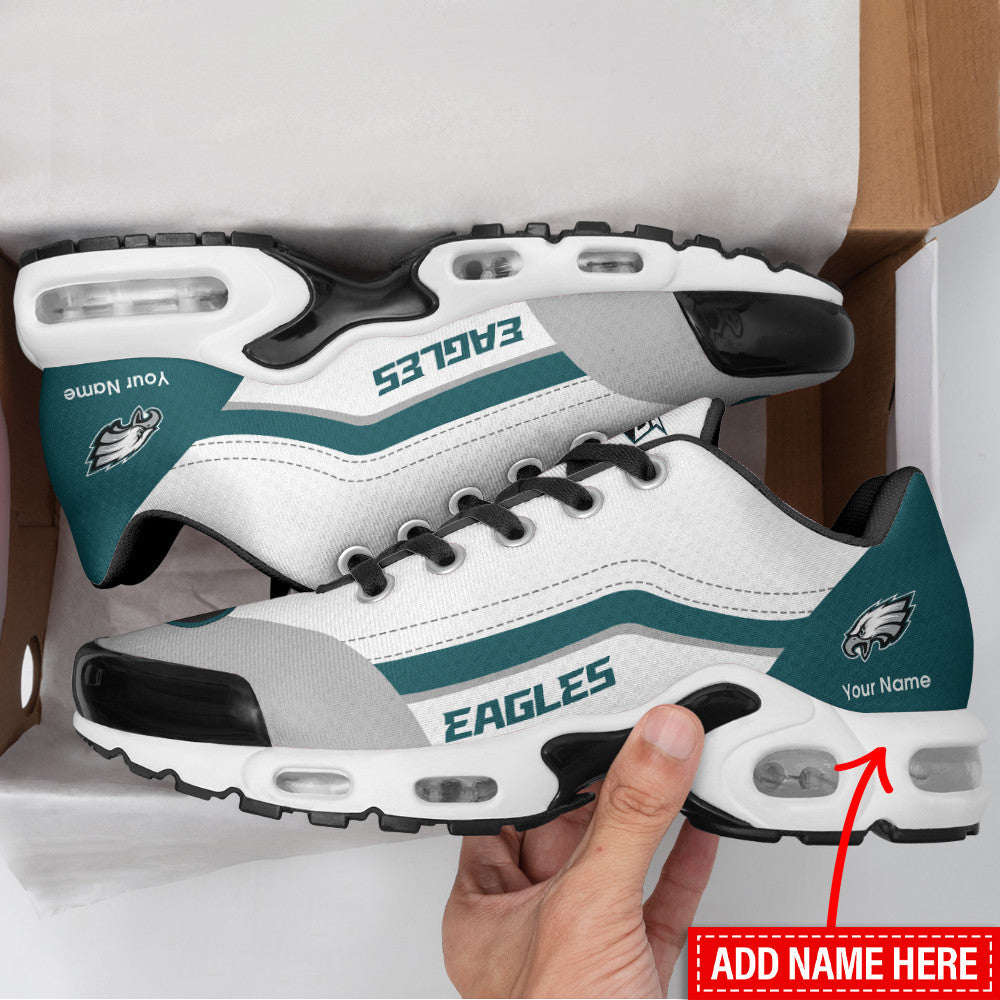 Philadelphia Eagles Personalized Plus T-N Youth Sneakers BG124