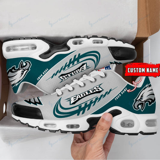 Philadelphia Eagles Personalized Plus T-N Youth Sneakers BG24