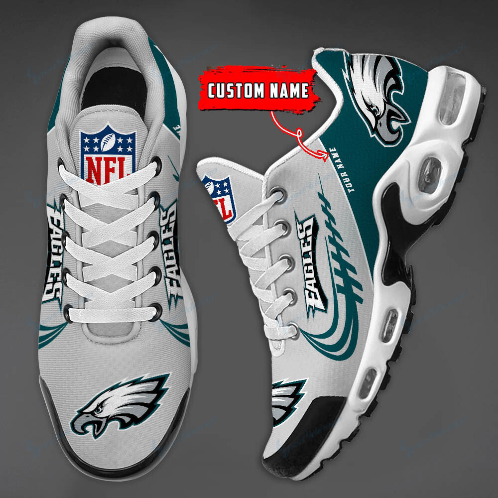 Philadelphia Eagles Personalized Plus T-N Youth Sneakers BG24