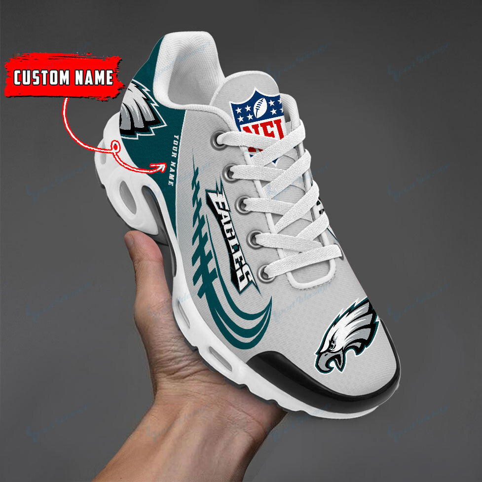 Philadelphia Eagles Personalized Plus T-N Youth Sneakers BG24
