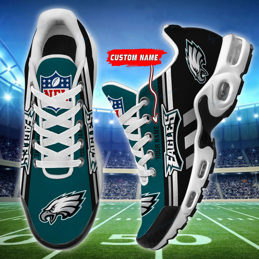 Philadelphia Eagles Personalized Plus T-N Youth Sneakers BG73