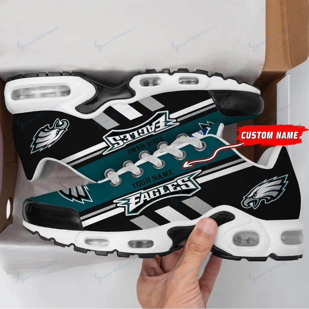 Philadelphia Eagles Personalized Plus T-N Youth Sneakers BG73