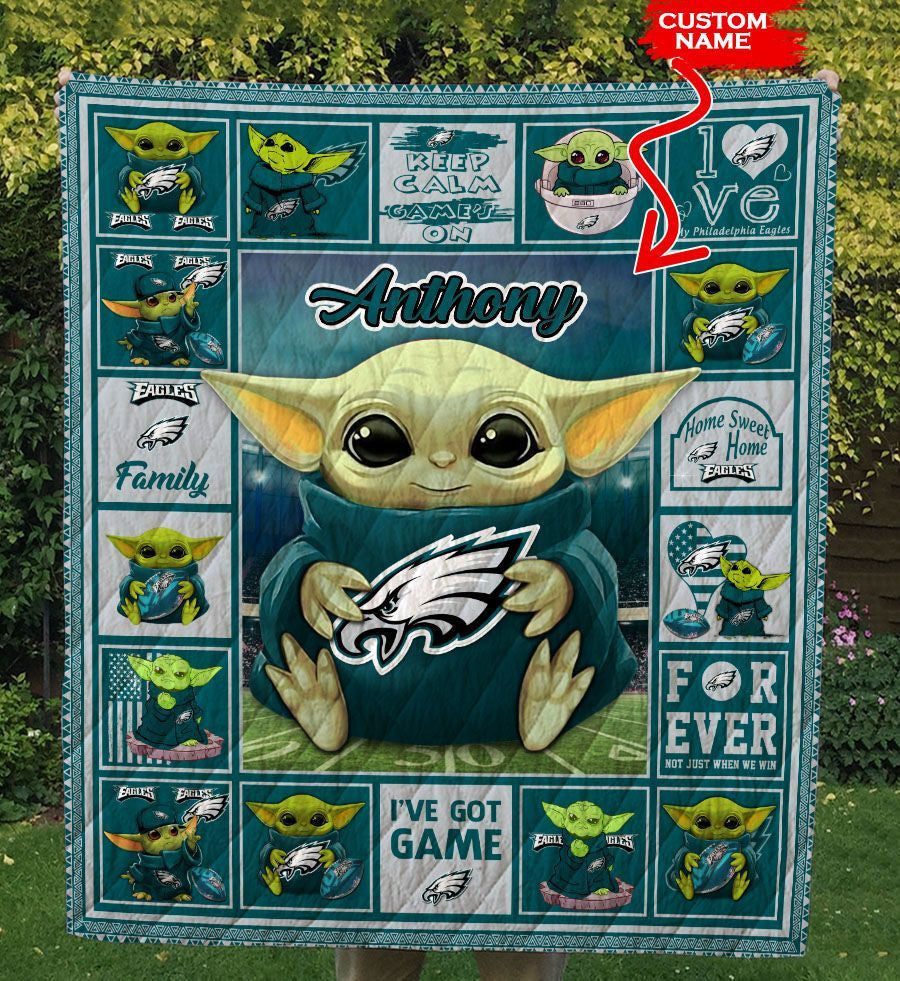 Philadelphia Eagles Personalized Premium Quilt BG28