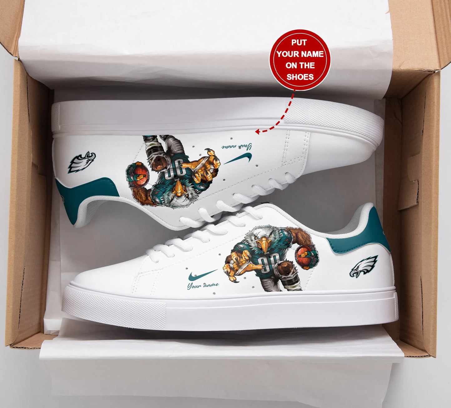 Philadelphia Eagles Personalized SS Custom Sneakers BG193
