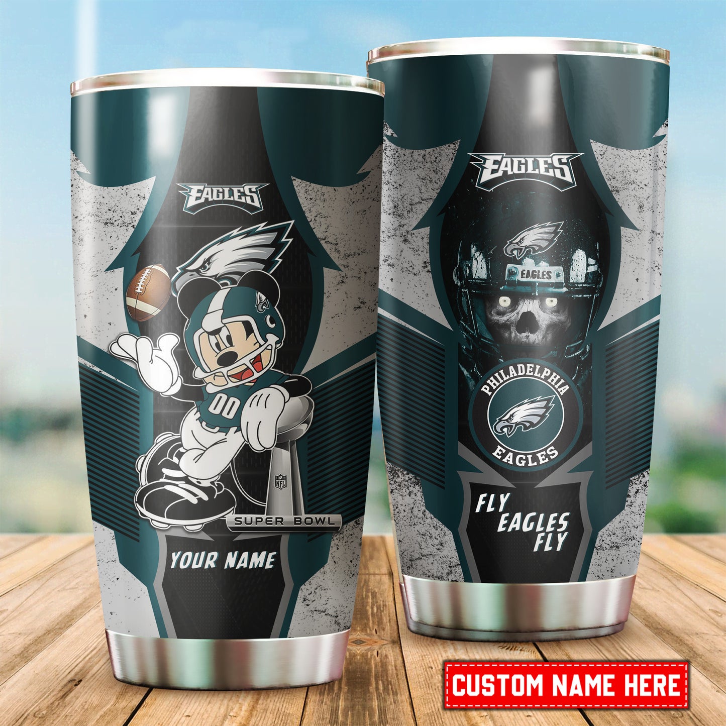 Philadelphia Eagles Personalized Tumbler BG286