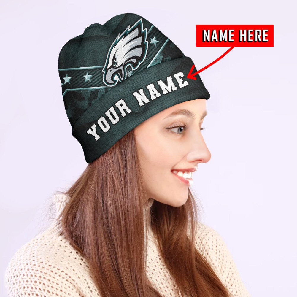 Philadelphia Eagles Personalized Wool Beanie 160
