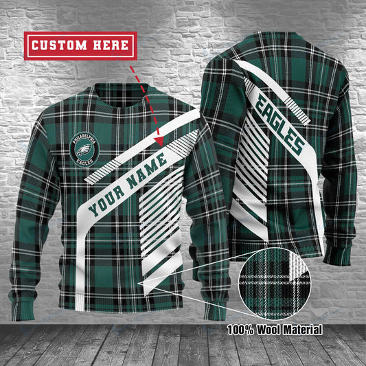 Philadelphia Eagles Personalized Woolen Sweater BG13