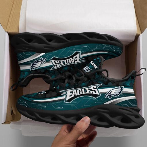 Philadelphia Eagles Personalized Yezy Running Sneakers 77
