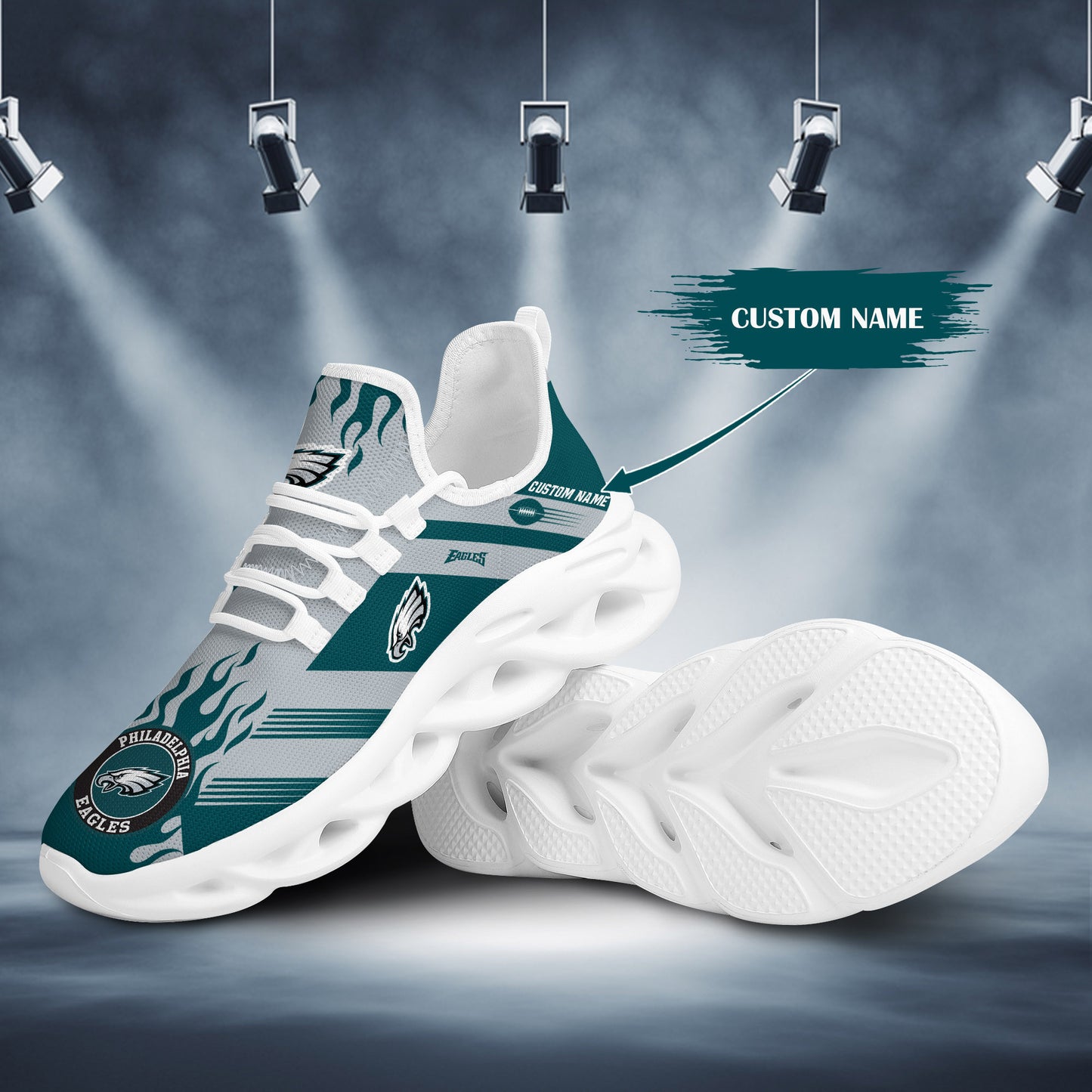 Philadelphia Eagles Personalized Yezy Running Sneakers BB592