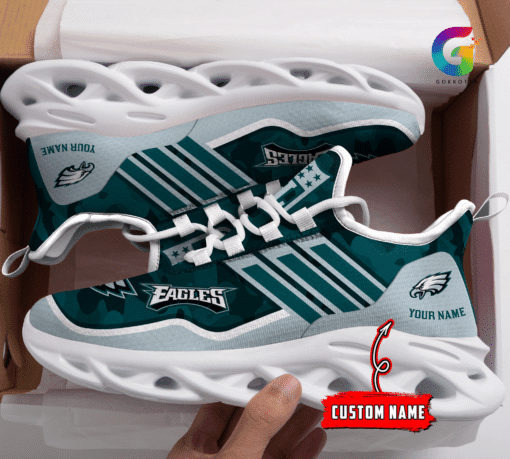 Philadelphia Eagles Personalized Yezy Running Sneakers BG308