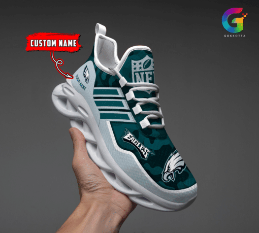 Philadelphia Eagles Personalized Yezy Running Sneakers BG308