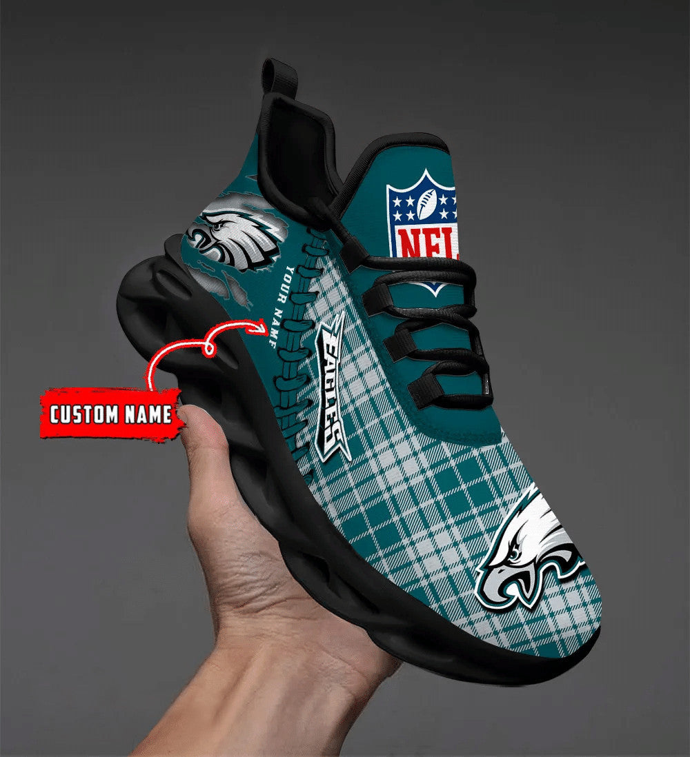 Philadelphia Eagles Personalized Yezy Running Sneakers SPD300