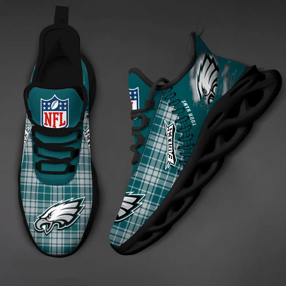 Philadelphia Eagles Personalized Yezy Running Sneakers SPD300