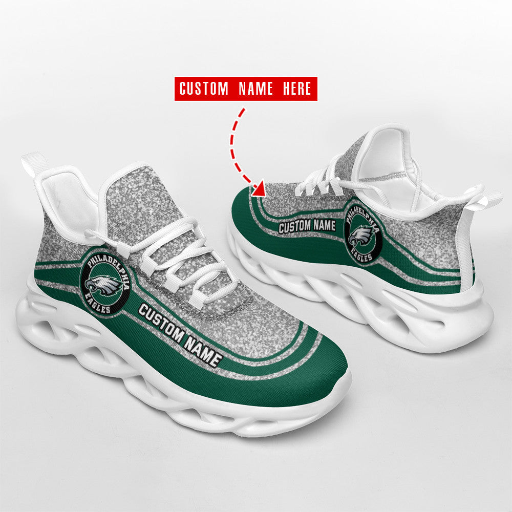 Philadelphia Eagles Personalized Yezy Running Sneakers SPD367