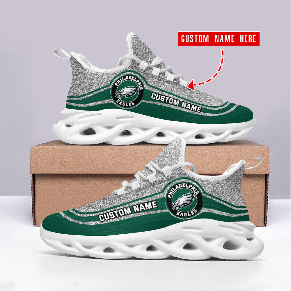 Philadelphia Eagles Personalized Yezy Running Sneakers SPD367