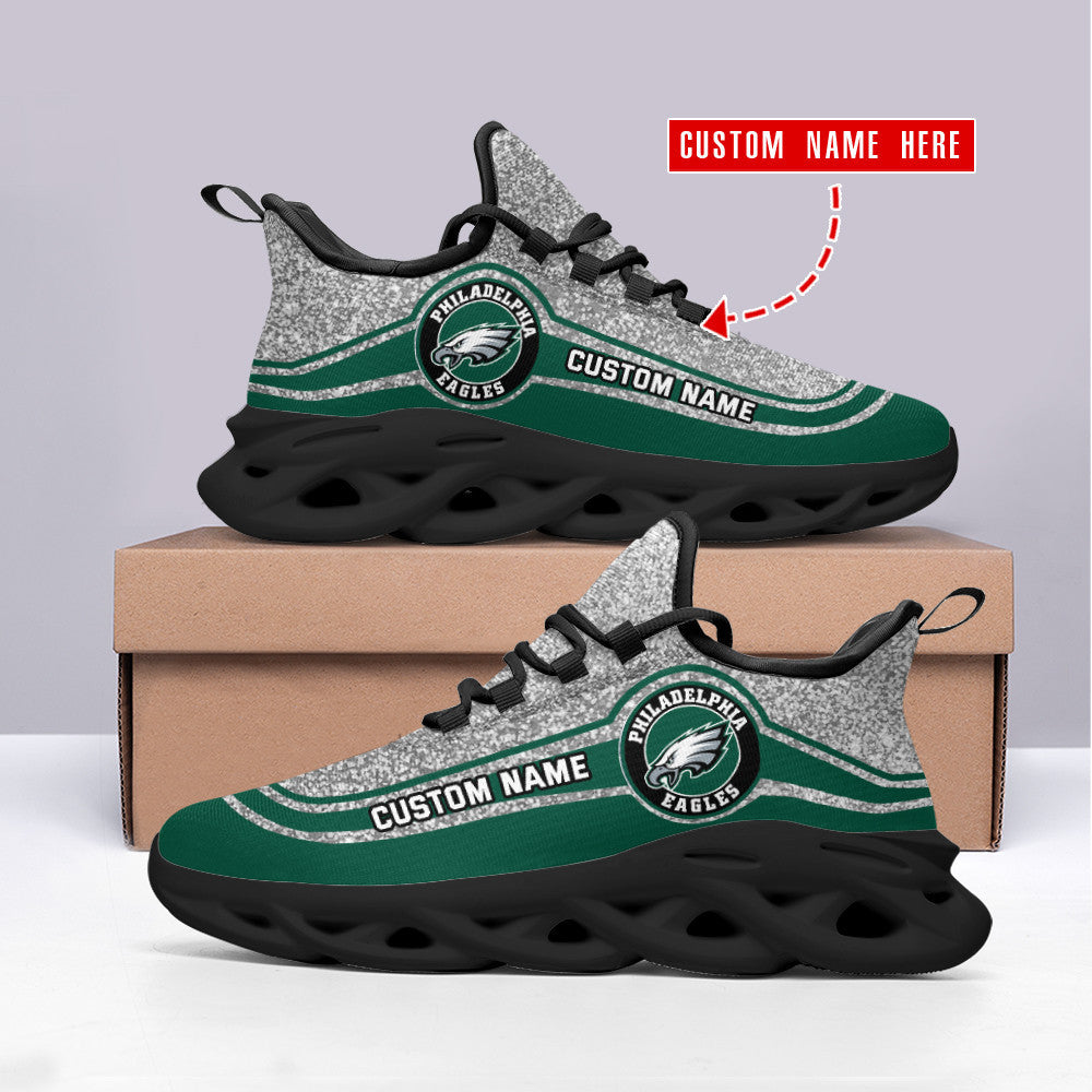 Philadelphia Eagles Personalized Yezy Running Sneakers SPD367