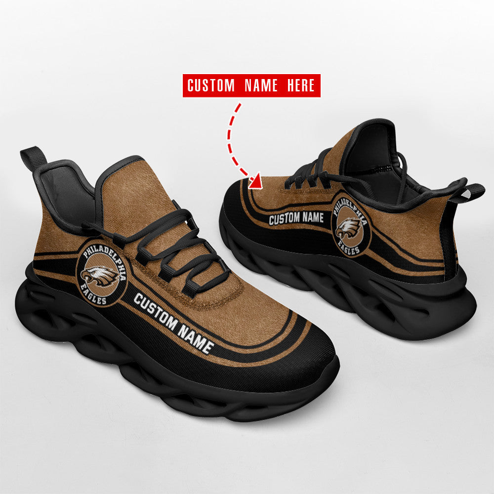 Philadelphia Eagles Personalized Yezy Running Sneakers SPD393