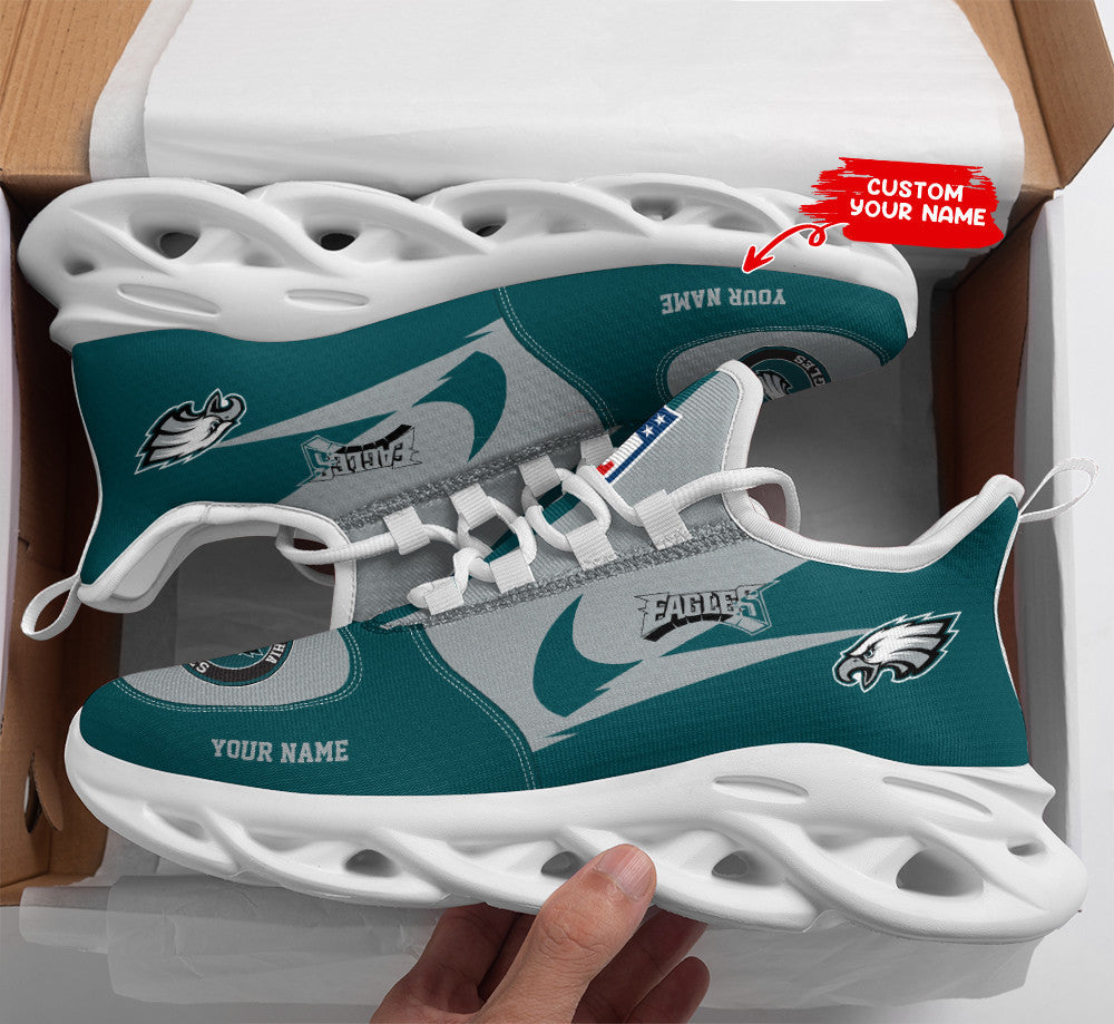 Philadelphia Eagles Personalized Yezy Running Sneakers SPD411