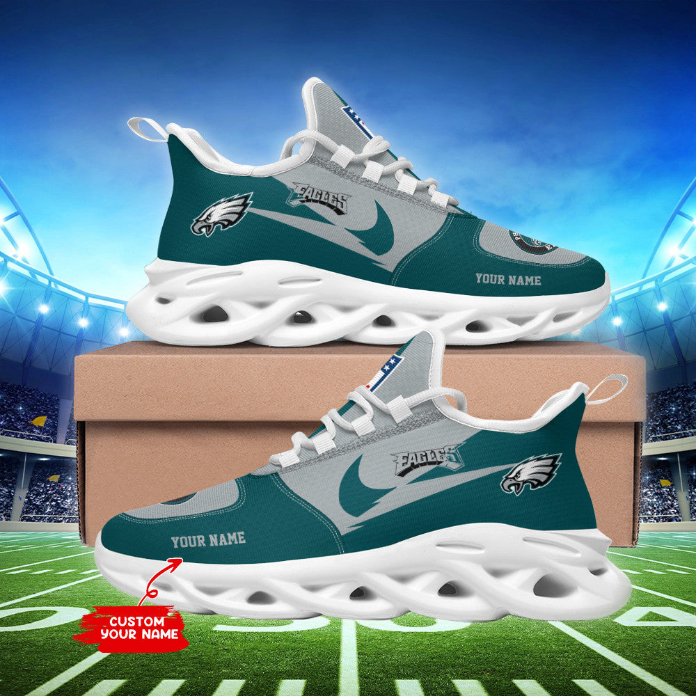 Philadelphia Eagles Personalized Yezy Running Sneakers SPD411