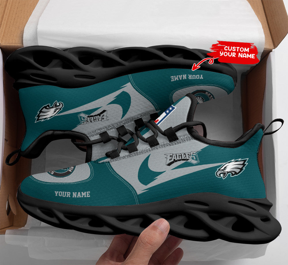 Philadelphia Eagles Personalized Yezy Running Sneakers SPD411