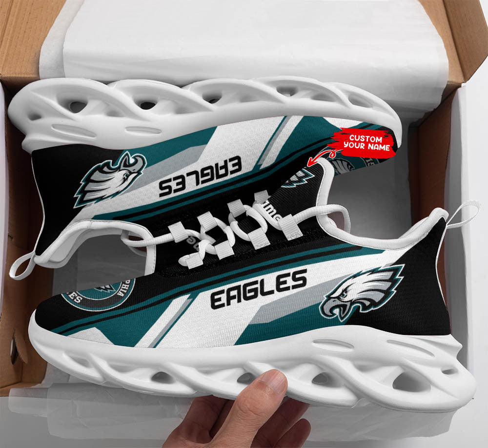Philadelphia Eagles Personalized Yezy Running Sneakers SPD473