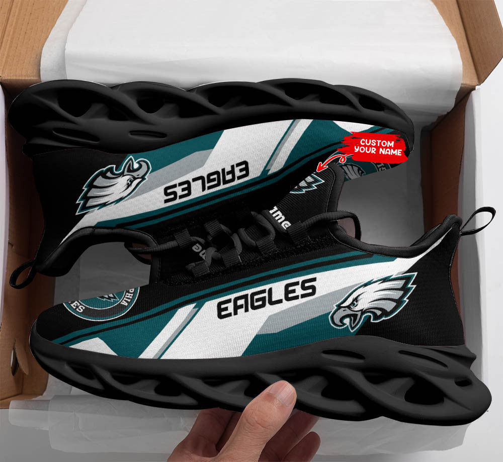 Philadelphia Eagles Personalized Yezy Running Sneakers SPD473