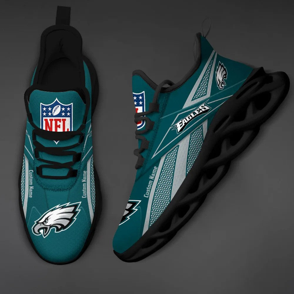Philadelphia Eagles Personalized Yezy Running Sneakers SPD538
