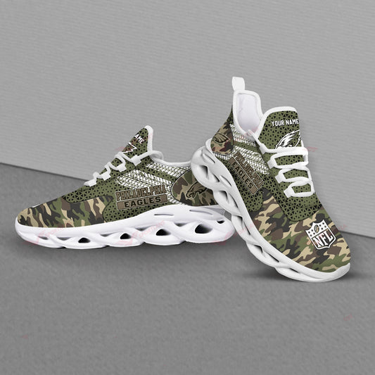 Philadelphia Eagles Personalized Yezy Running Sneakers SPD615