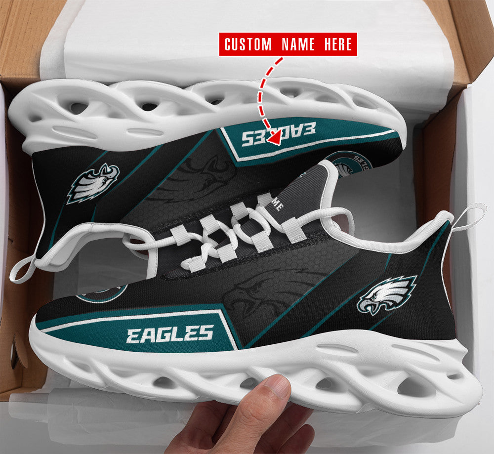 Philadelphia Eagles Personalized Yezy Running Sneakers SPD676
