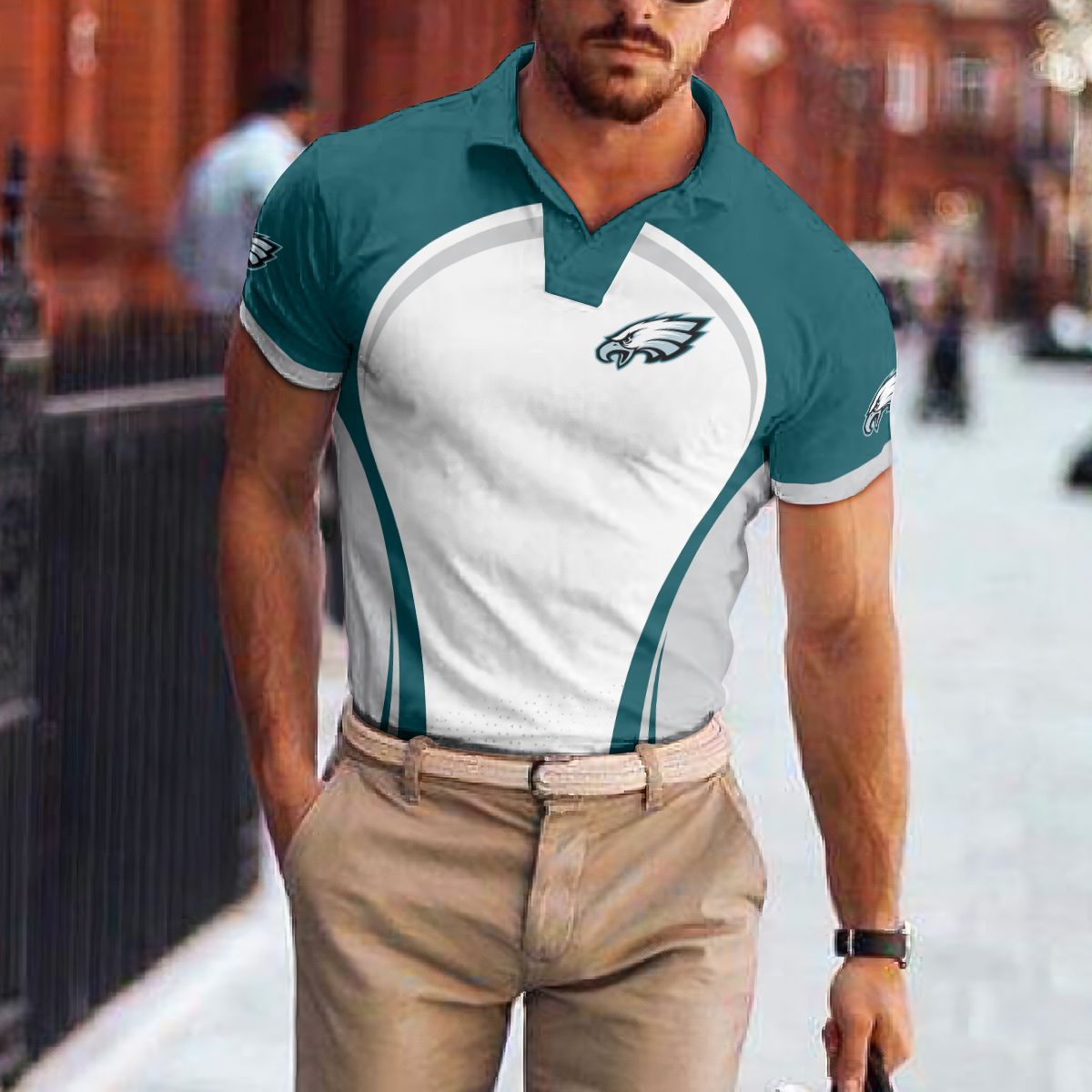 Philadelphia Eagles Polo T-shirt 052