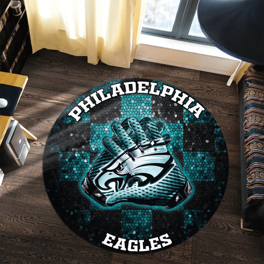 Philadelphia Eagles Round Rug 163