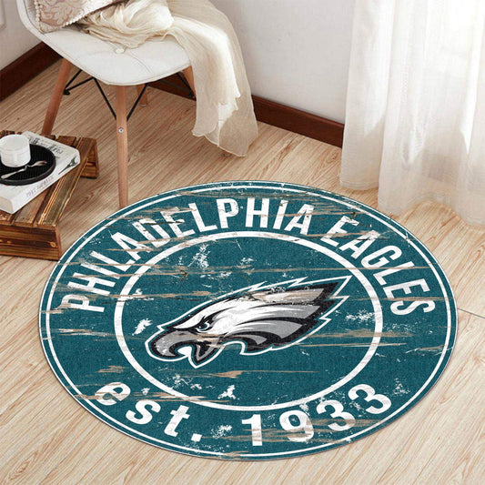 Philadelphia Eagles Round Rug 170