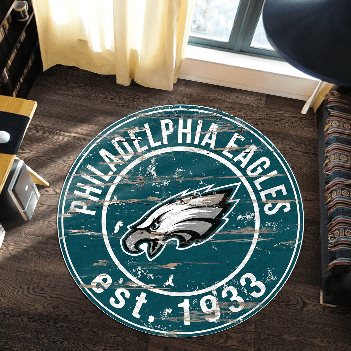 Philadelphia Eagles Round Rug 170